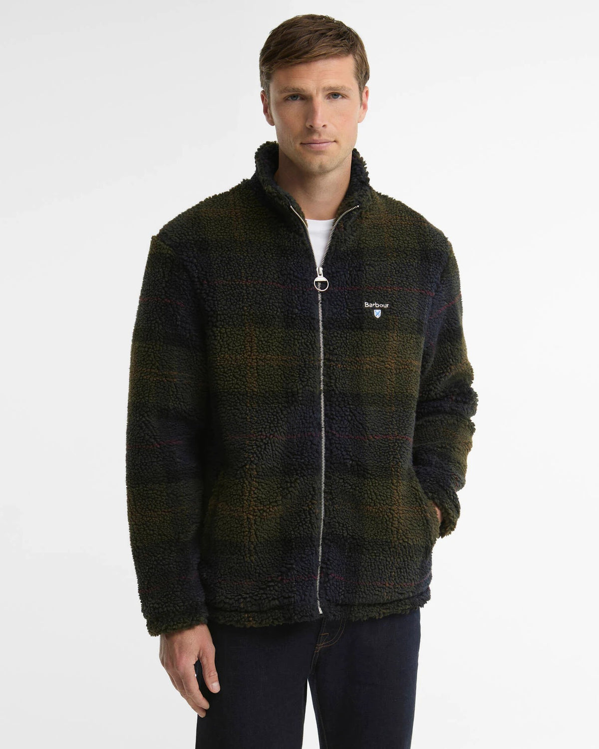 Pile sherpa con motivo tartan MFL0187 TN43 BARBOUR 