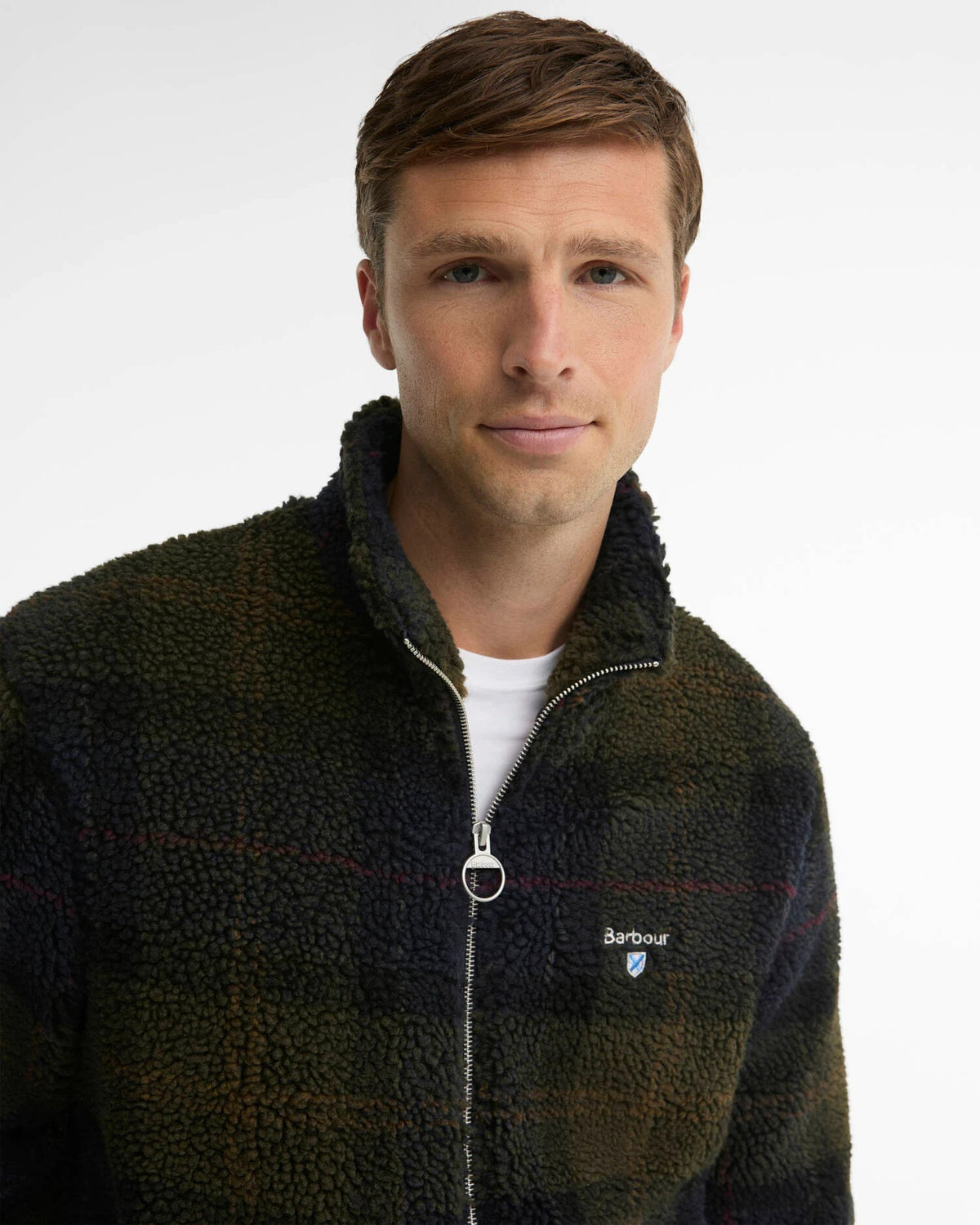 Pile sherpa con motivo tartan MFL0187 TN43 BARBOUR 