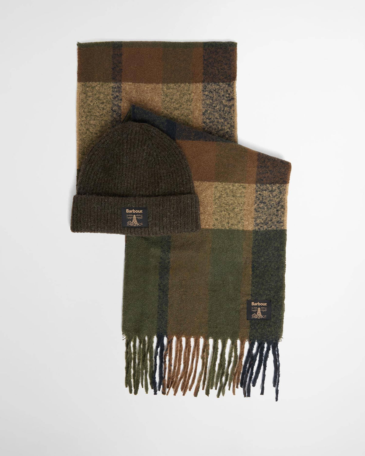 Set berretto e sciarpa Westerdale MGS0095 OL71 BARBOUR 
