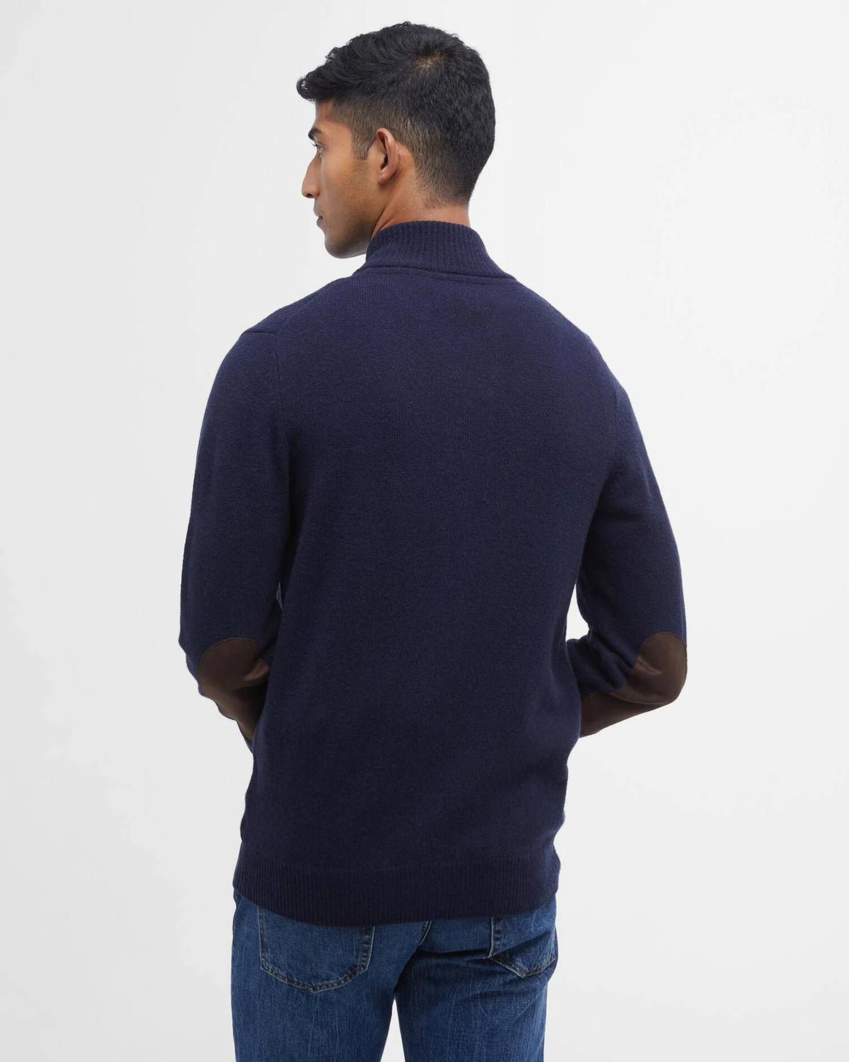 Maglione con zip Patch MKN0731 NY91 BARBOUR 