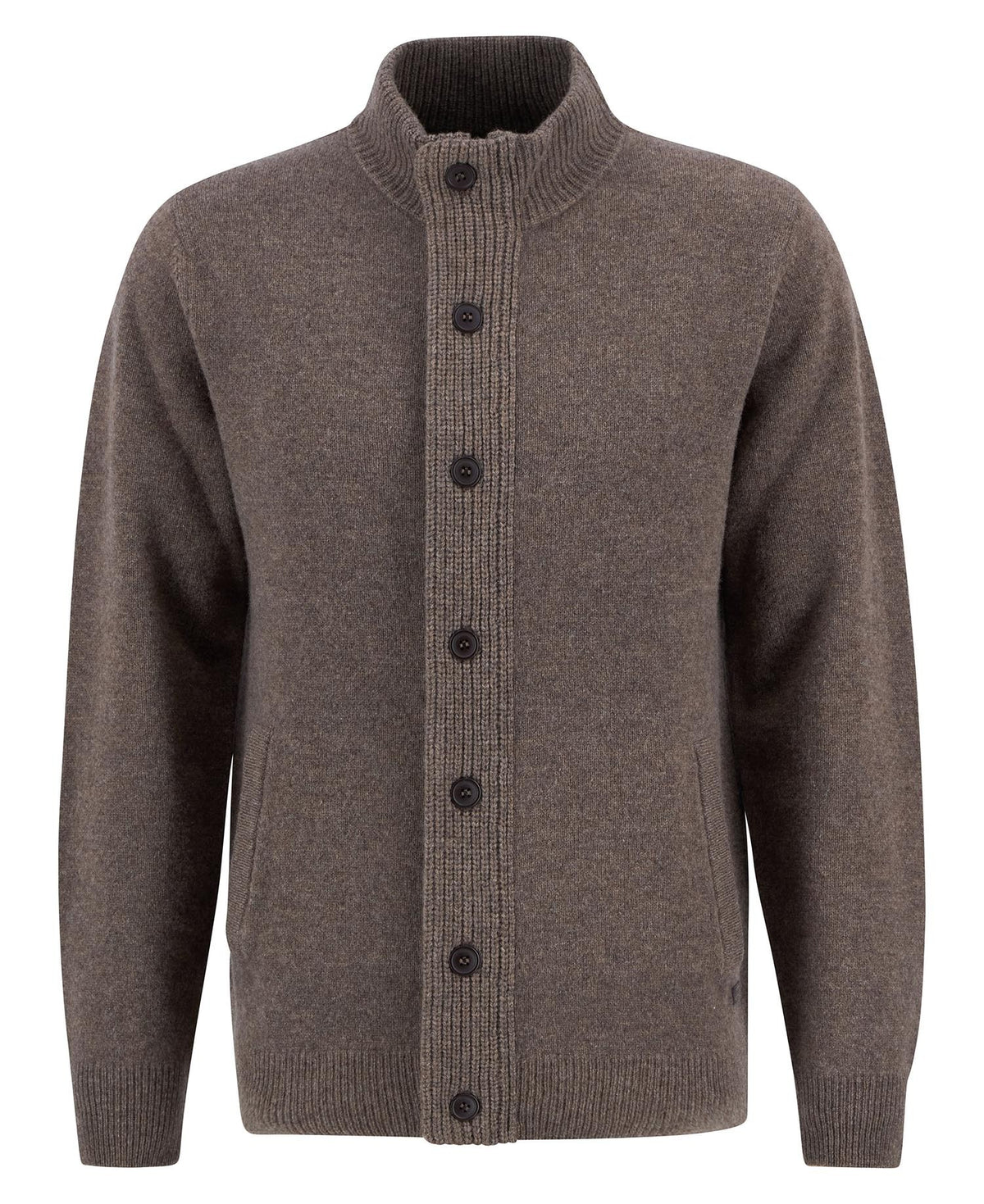 Maglione con zip Patch MKN0731 ST52 BARBOUR 