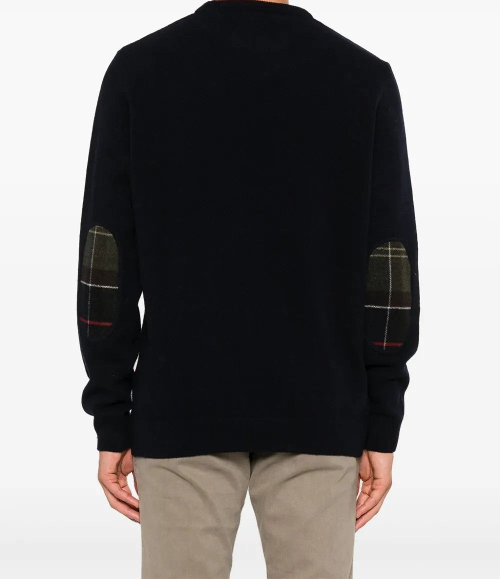 Maglia con dettagli tartan MKN1576 NY91 BARBOUR 