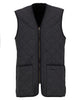 Gilet trapuntato/fodera con zip Polarquilt