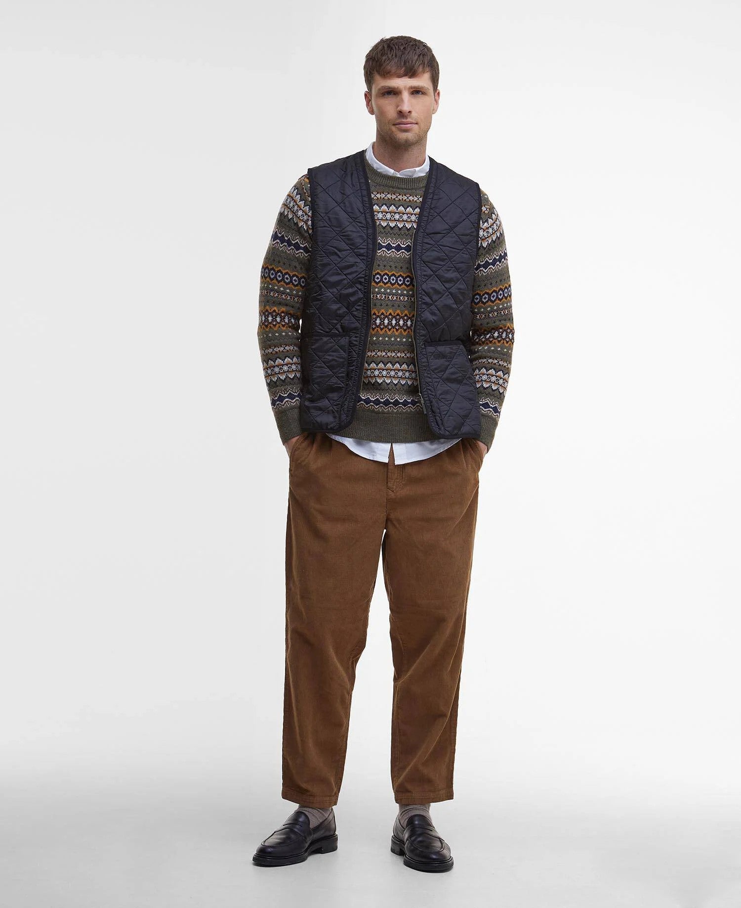 Gilet trapuntato/fodera con zip Polarquilt MLI0002 BK91 BARBOUR 