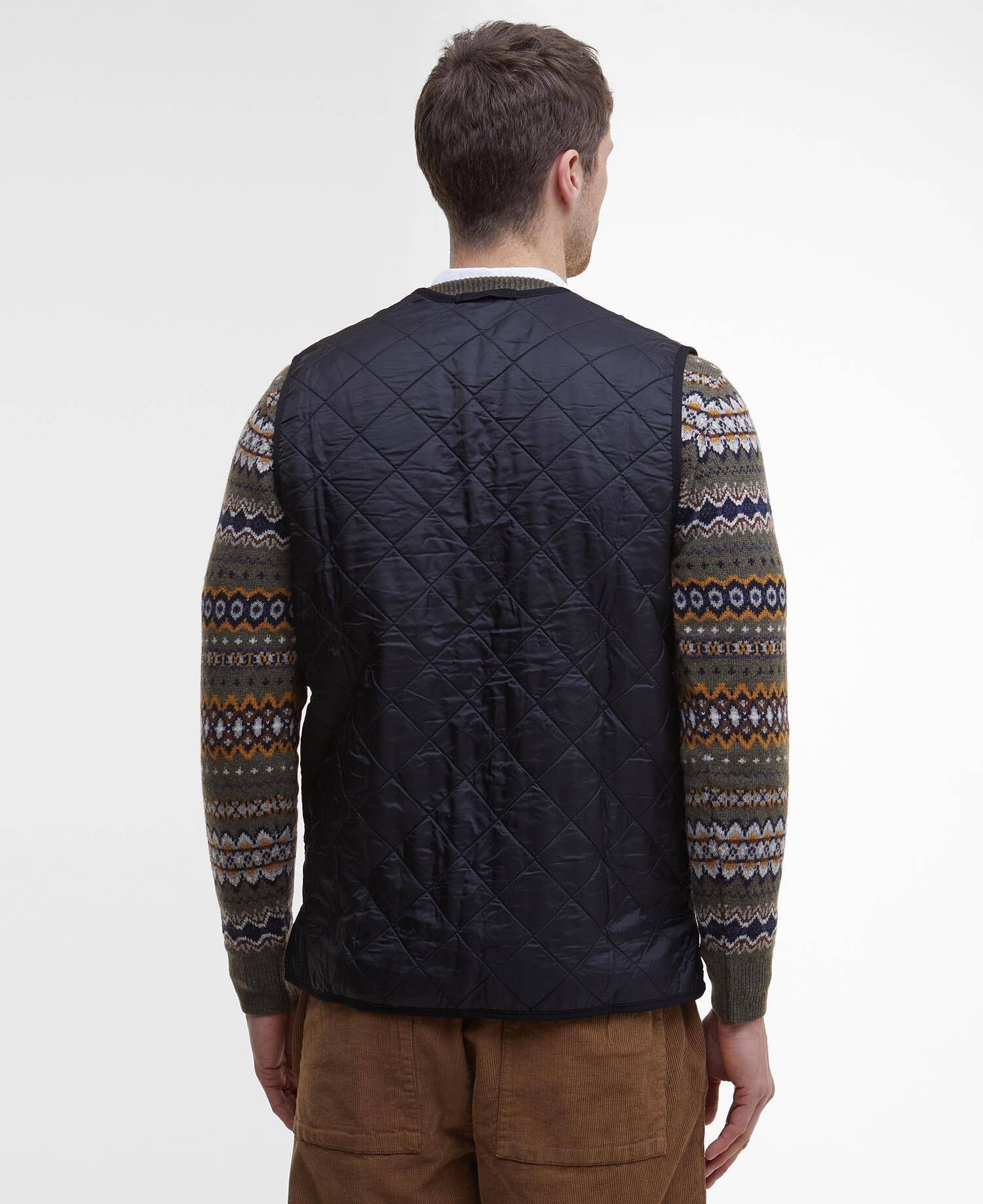 Gilet trapuntato/fodera con zip Polarquilt MLI0002 BK91 BARBOUR 