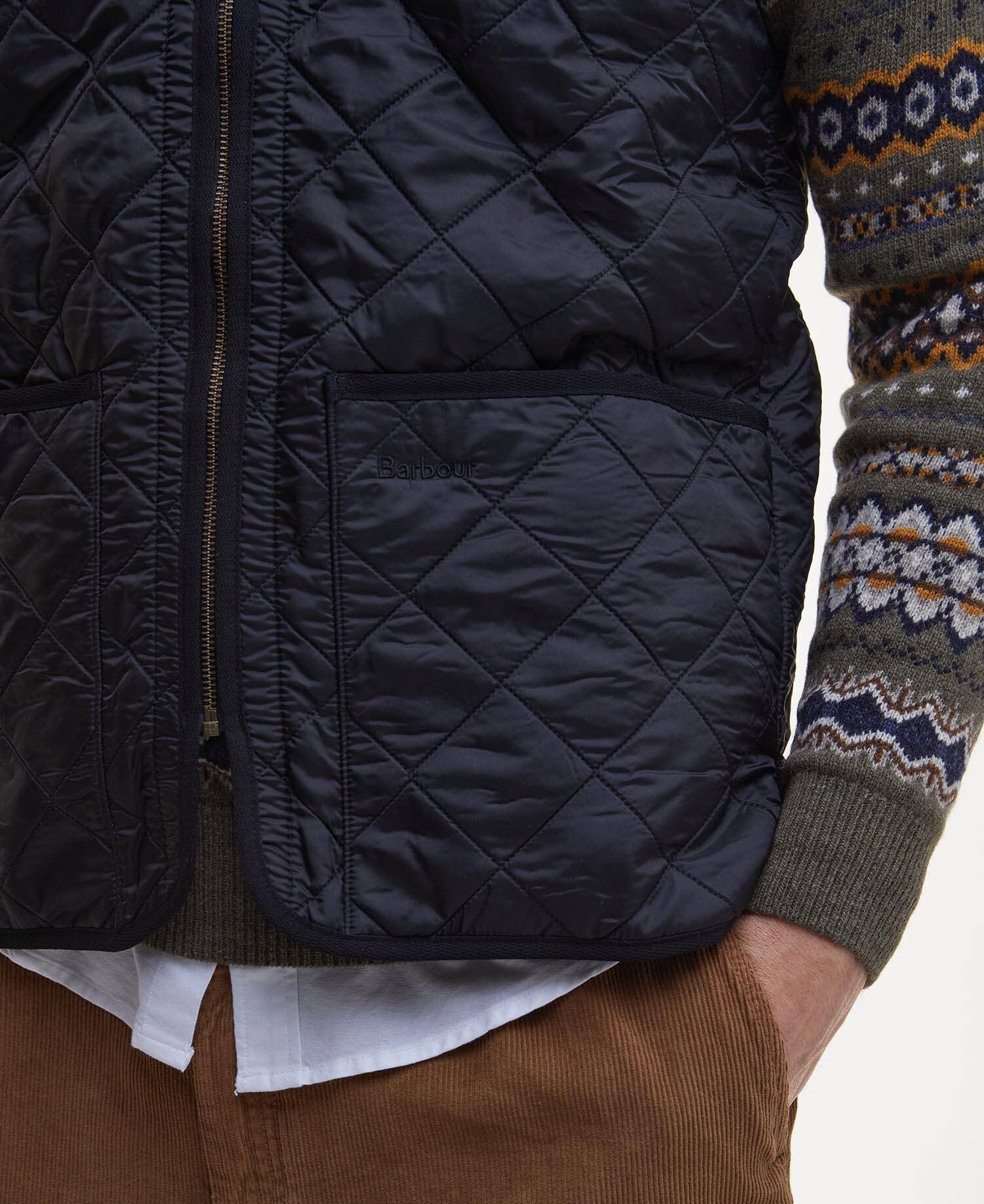 Gilet trapuntato/fodera con zip Polarquilt MLI0002 BK91 BARBOUR 