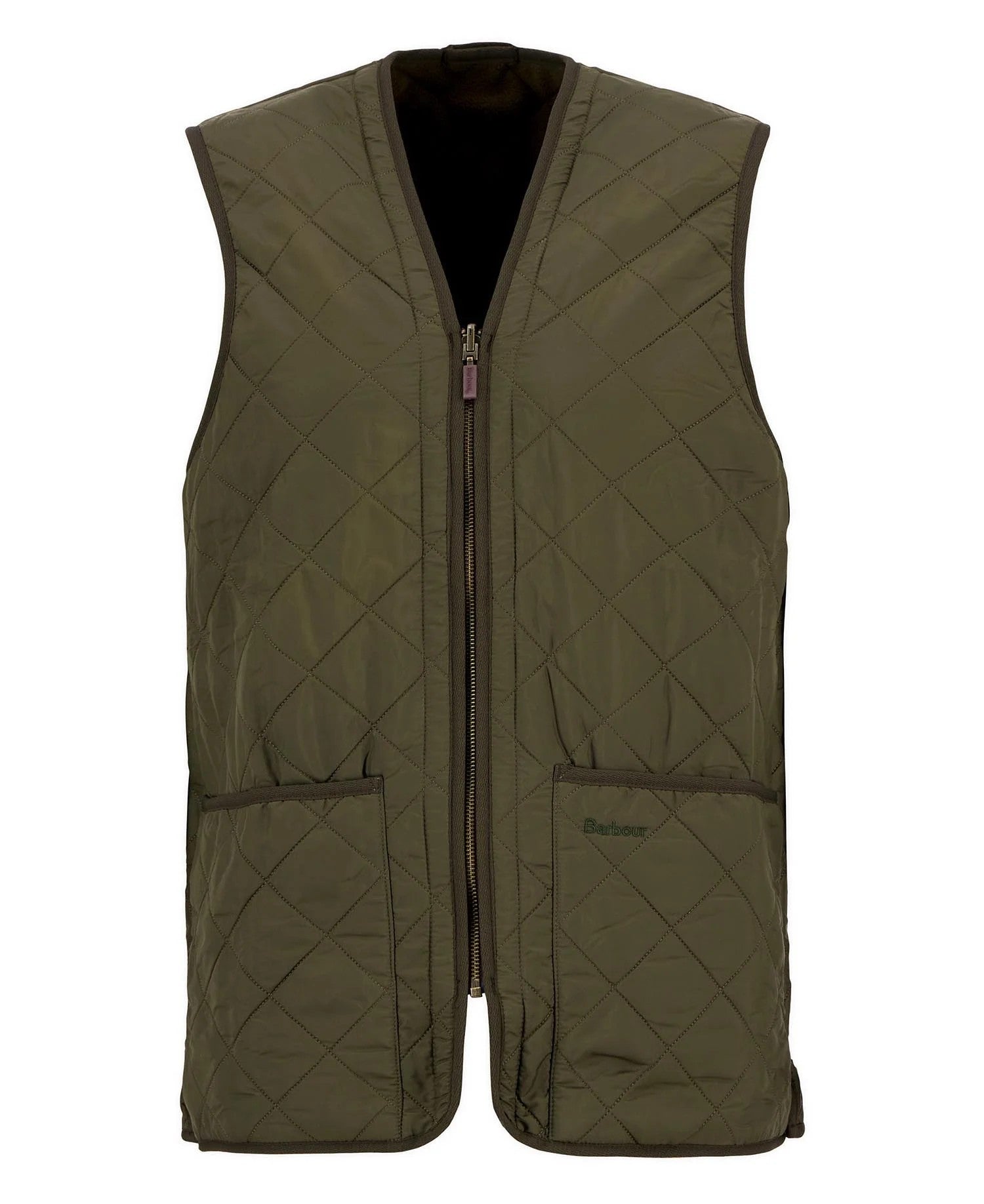 Gilet trapuntato/fodera con zip Polarquilt MLI0002 OL91 BARBOUR 