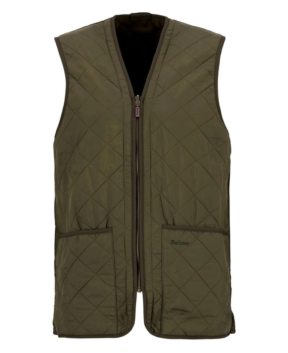 Gilet trapuntato/fodera con zip Polarquilt MLI0002 OL91 BARBOUR 