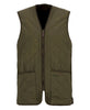Gilet trapuntato/fodera con zip Polarquilt