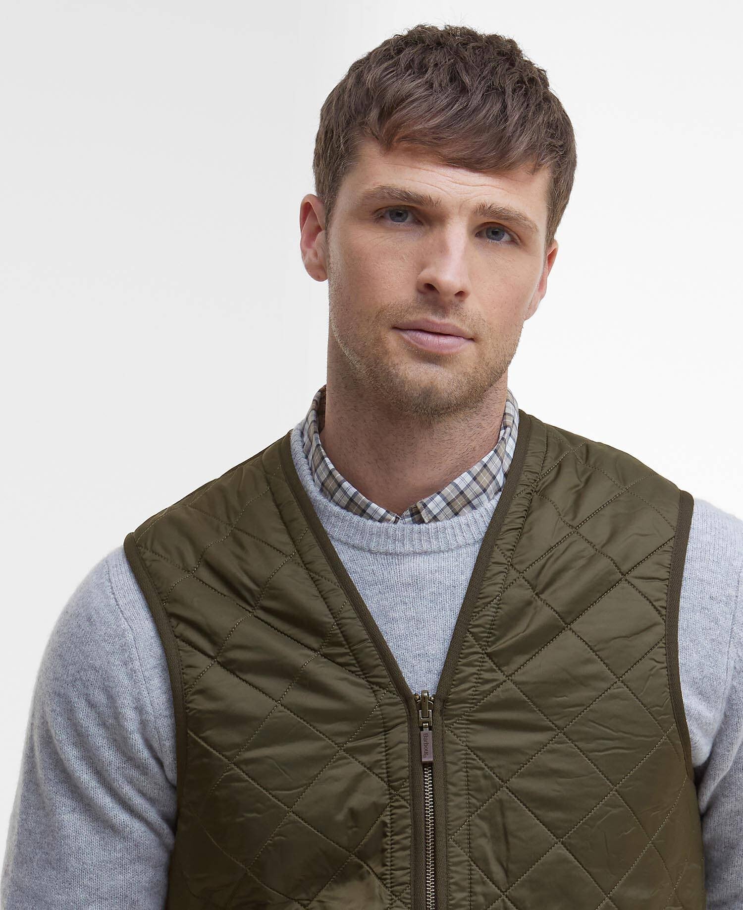 Gilet trapuntato/fodera con zip Polarquilt MLI0002 OL91 BARBOUR 