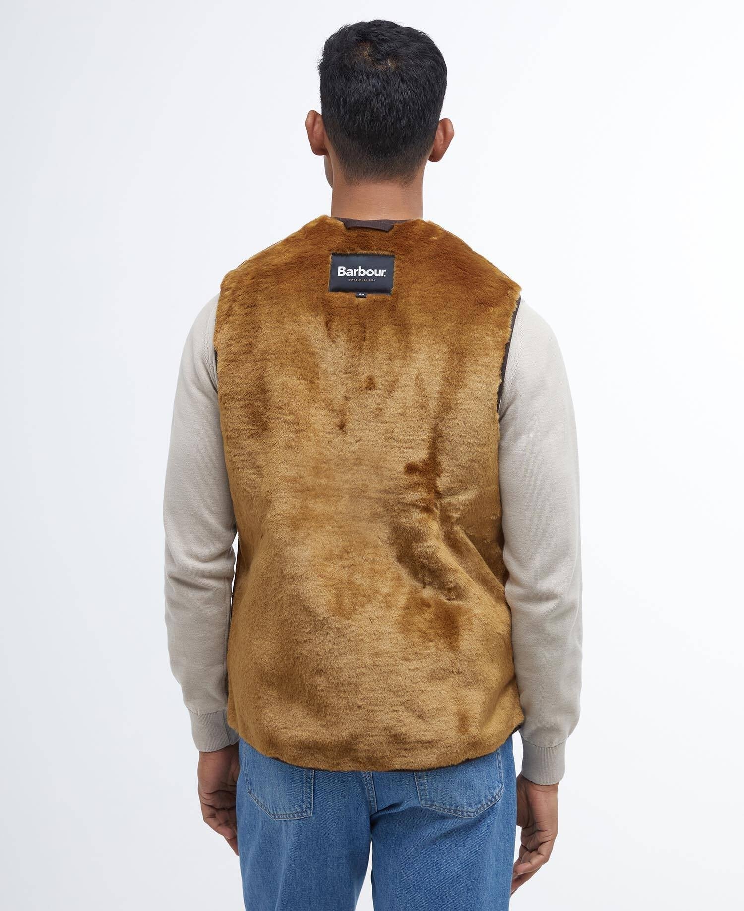 Gilet/fodera in pile caldo con cerniera MLI0004 BR31 BARBOUR 