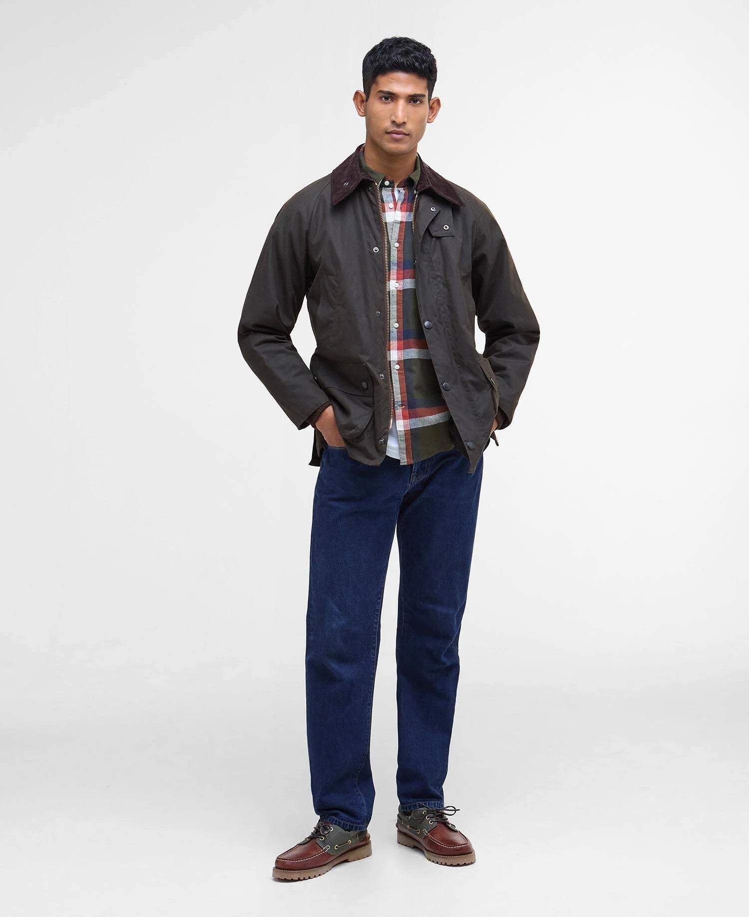 Giacca classica cerata Bedale MWX0010 OL71 BARBOUR 