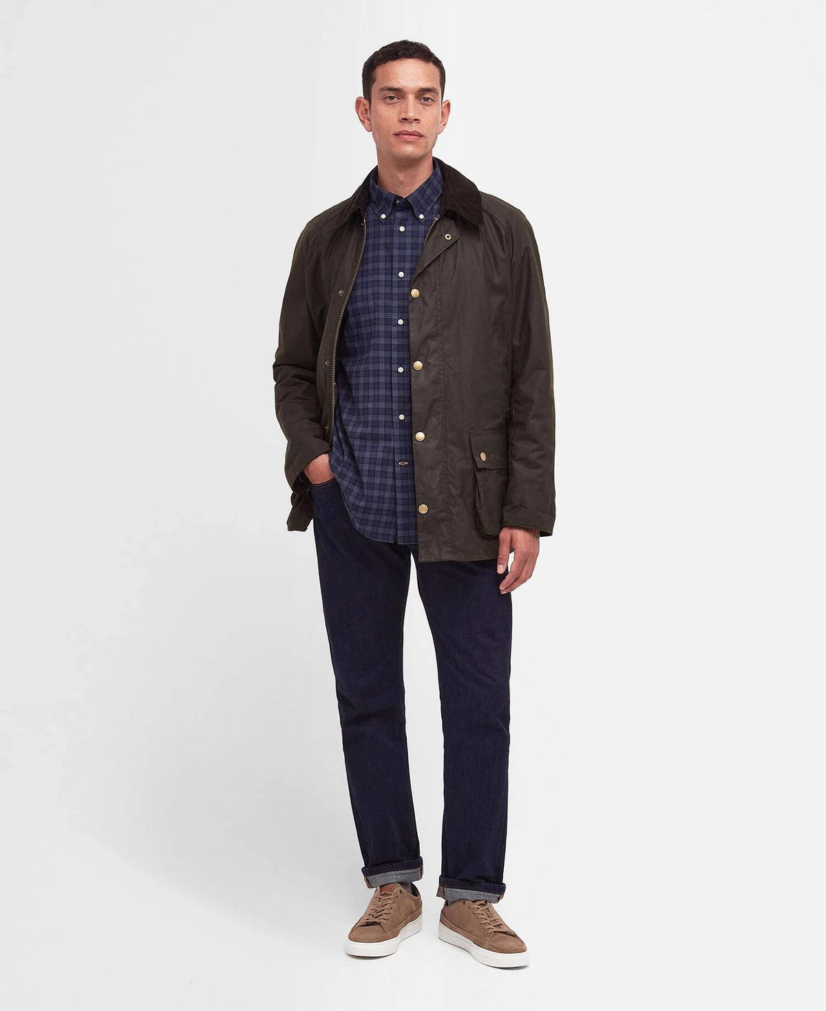 Giacca cerata Ashby MWX0339 OL71 BARBOUR 