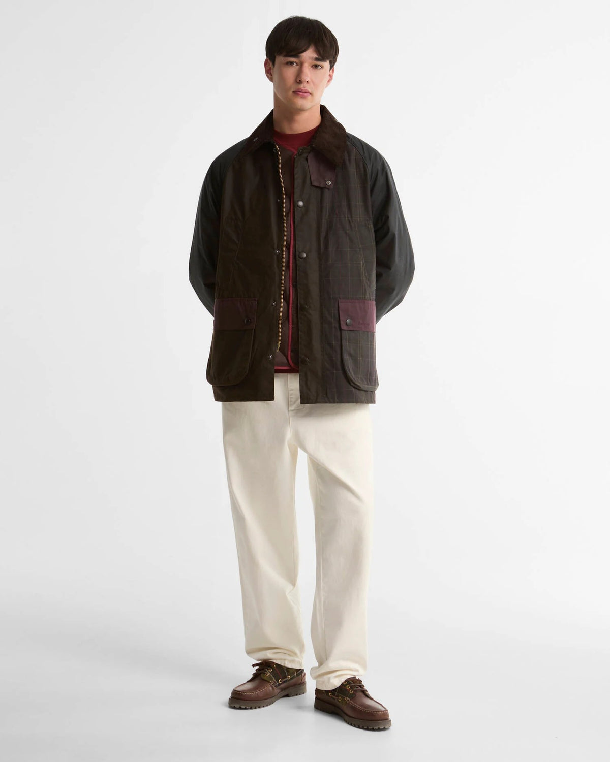 Giacca cerata Patchwork Bedale MWX2500 OL71 BARBOUR 