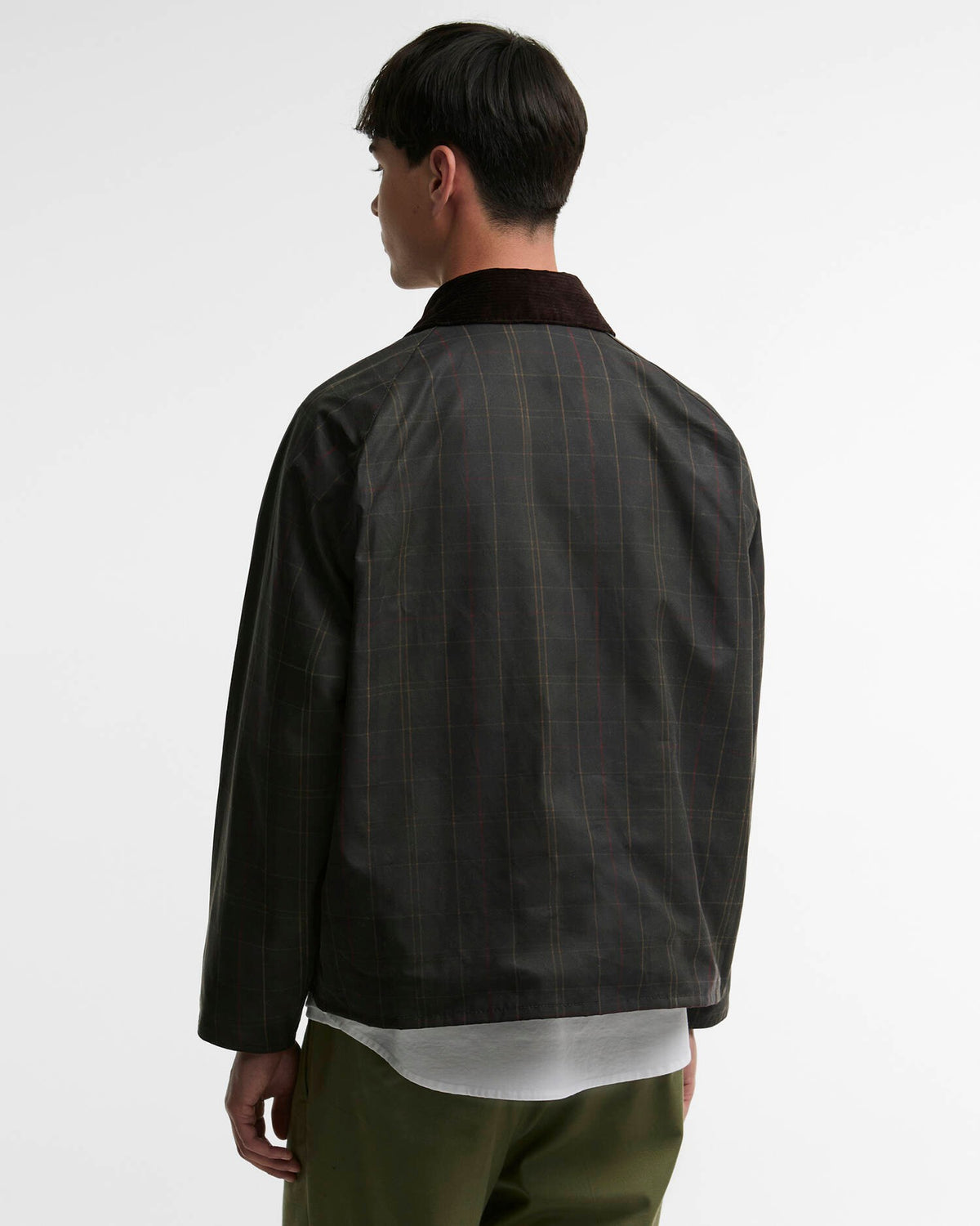 Giacca cerata Transport in tartan MWX2596 OL71 BARBOUR 