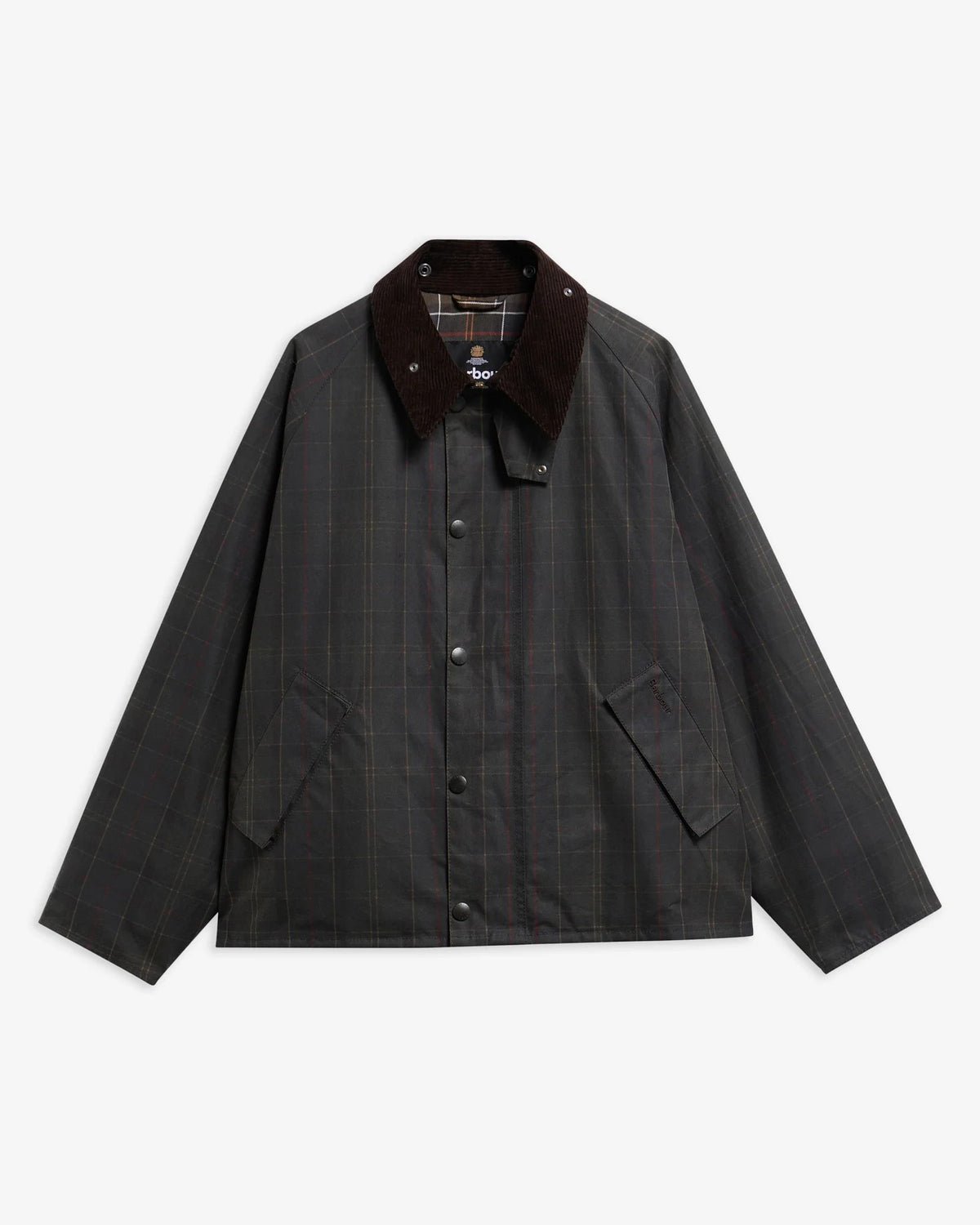 Giacca cerata Transport in tartan MWX2596 OL71 BARBOUR 