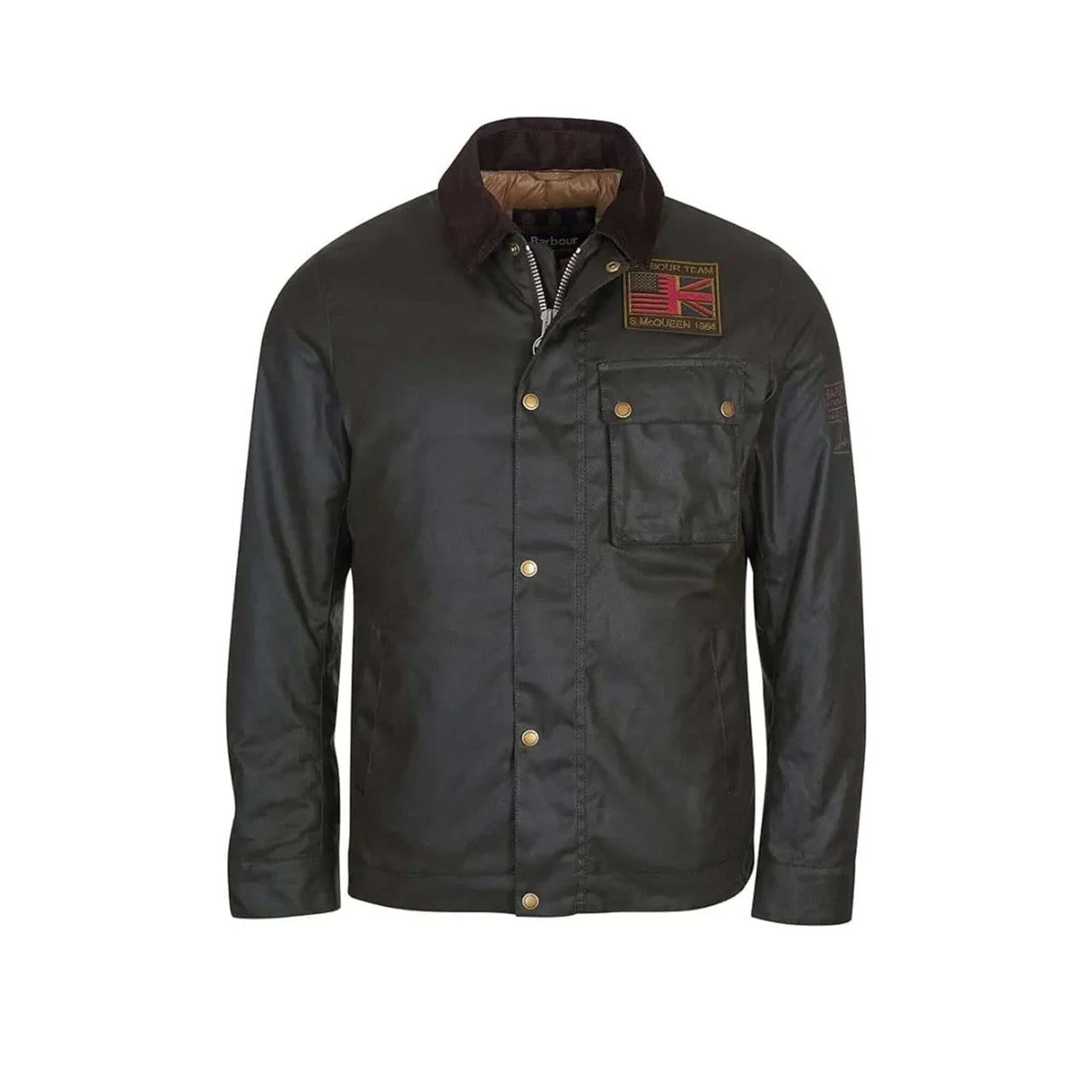 International Steve McQueen Workers Wax Jacket MWX1853 SG91 BARBOUR INTERNATIONAL 
