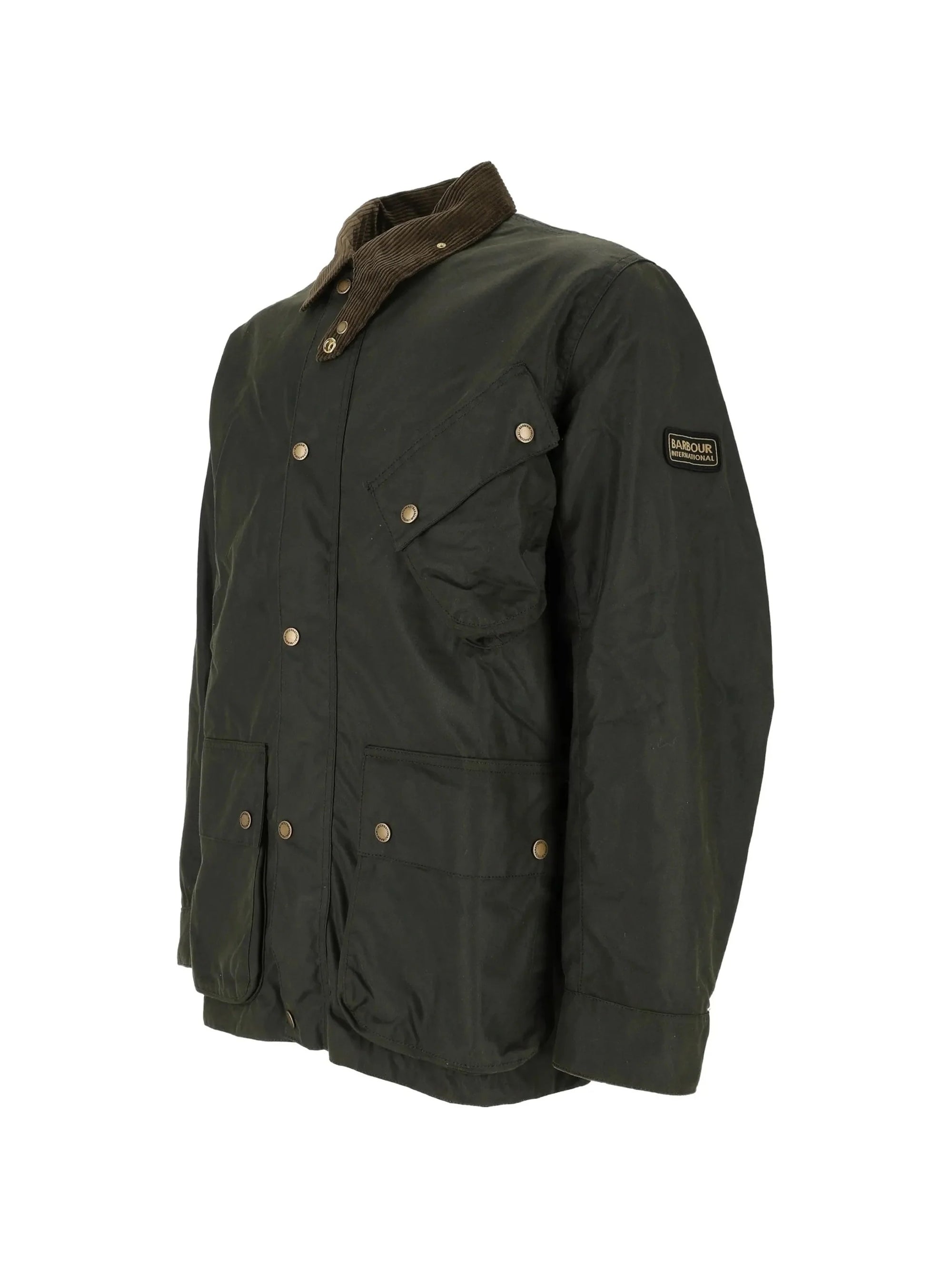 Barbour International Brake Line wax Jacket MWX2598 OL52 BARBOUR INTERNATIONAL 