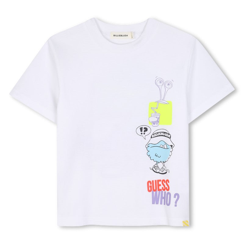 Short sleeve t-shirt white U22299 10PA BILLIEBLUSH 