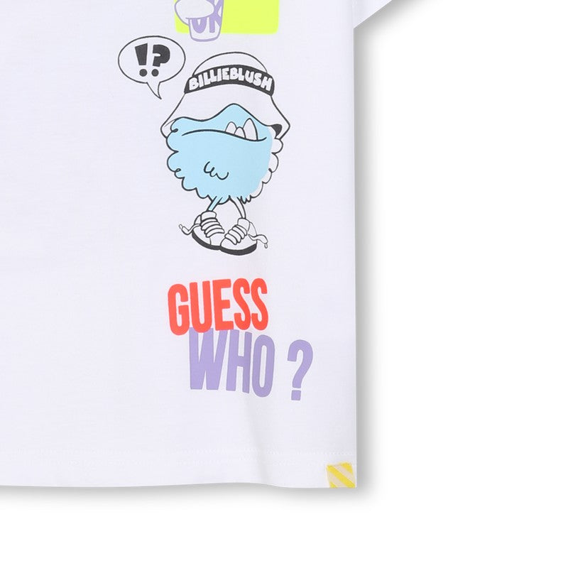 Short sleeve t-shirt white U22299 10P BILLIEBLUSH 
