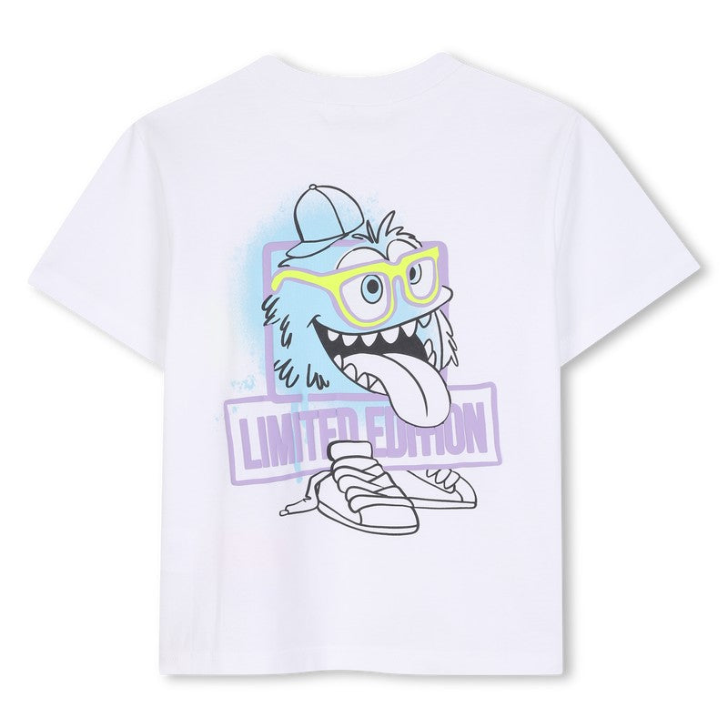 Short sleeve t-shirt white U22299 10P BILLIEBLUSH 