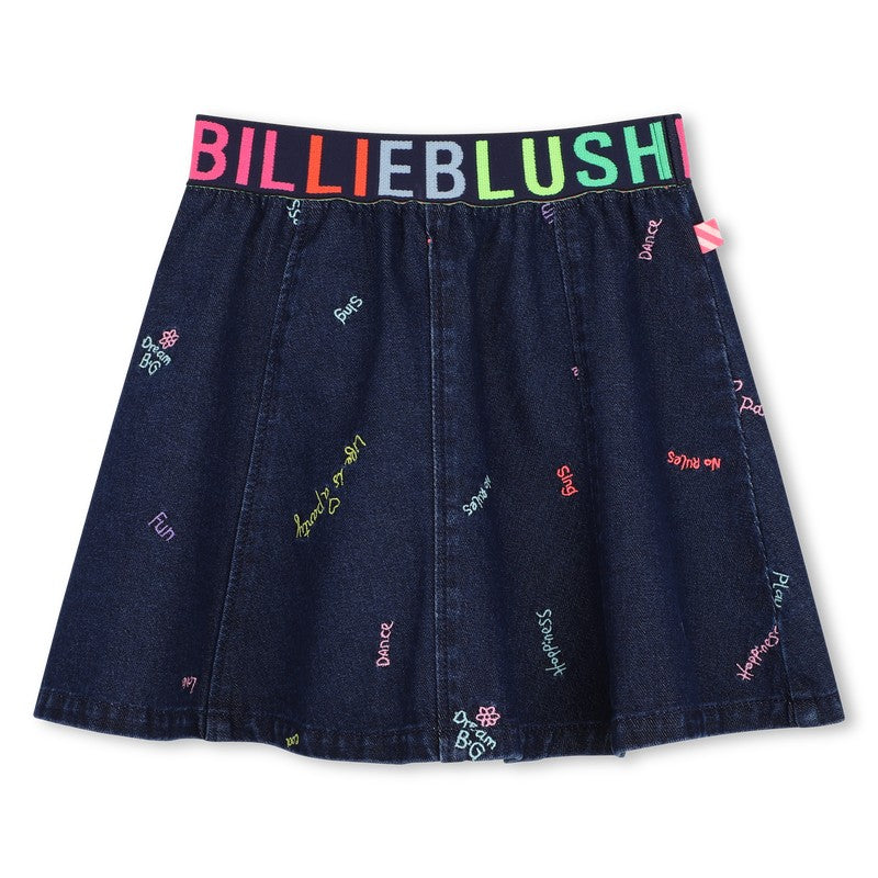 Denim skirt denim blue U22361 Z10A BILLIEBLUSH 