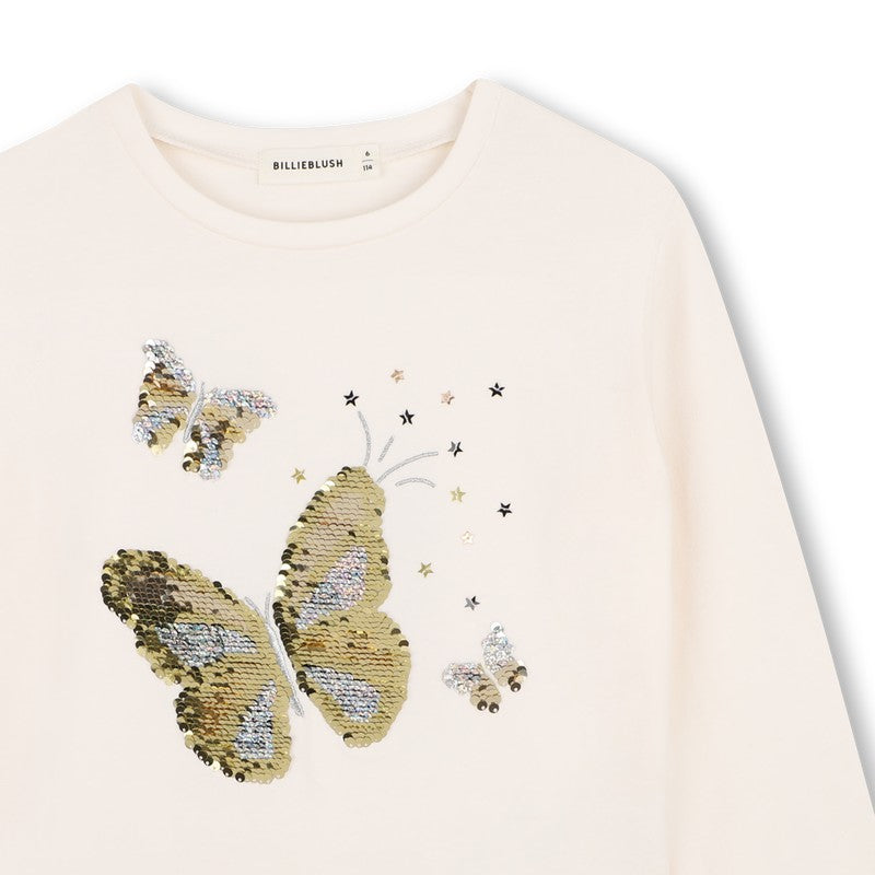 Long sleeve t-shirt ivory U22369 121A BILLIEBLUSH 