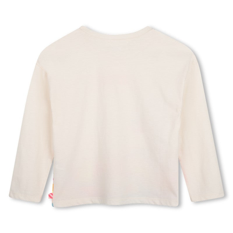 Long sleeve t-shirt ivory U22375 121 BILLIEBLUSH 