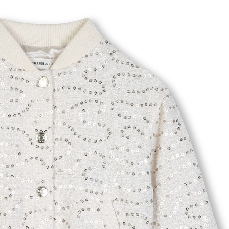Tweed jacket ivory U22433 121 BILLIEBLUSH 