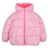 Hooded down jacket love potion