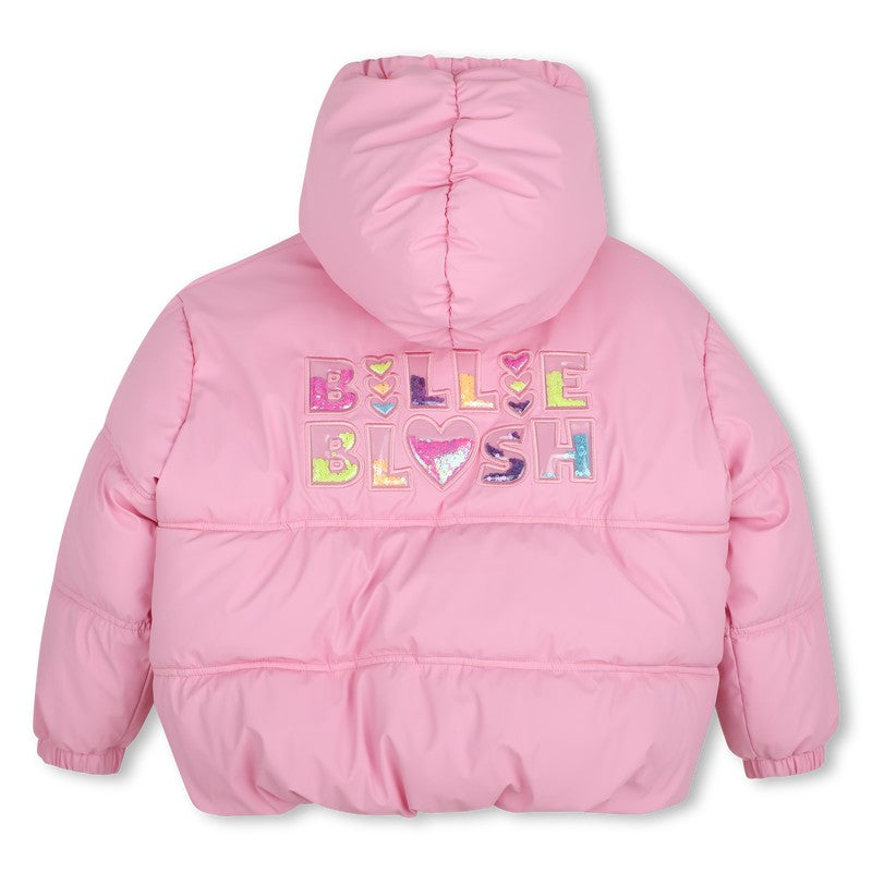 Hooded down jacket love potion U22444 48X BILLIEBLUSH 