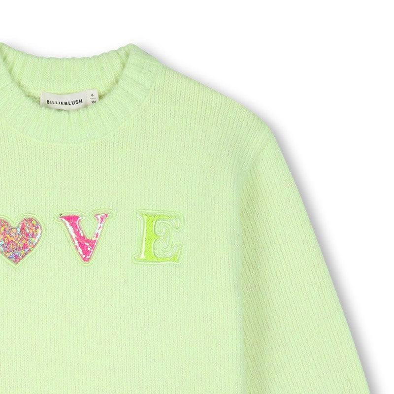 Pullover green lemon U22467 552 BILLIEBLUSH 