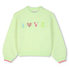 Green lemon pullover