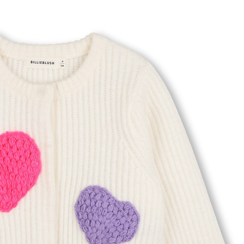 Knitted cardigan ivory U22473 121 BILLIEBLUSH 