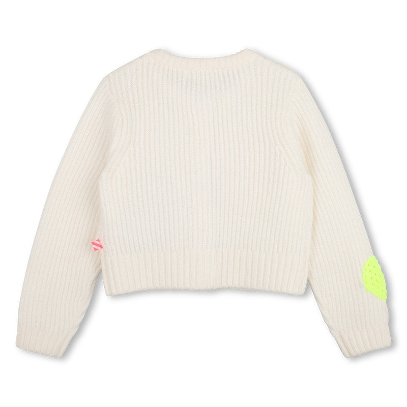 Knitted cardigan ivory U22473 121 BILLIEBLUSH 
