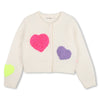 Knitted cardigan ivory