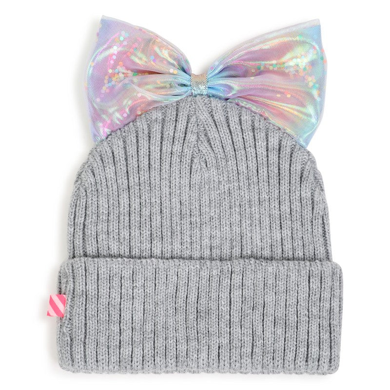 Knot beanie chine grey U22500 A32 BILLIEBLUSH ACCESSORIES 