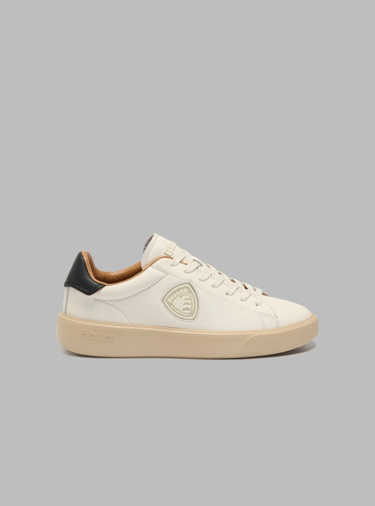 Sneakers buck F6BUCK14LEA CREBLK BLAUER SHOES 