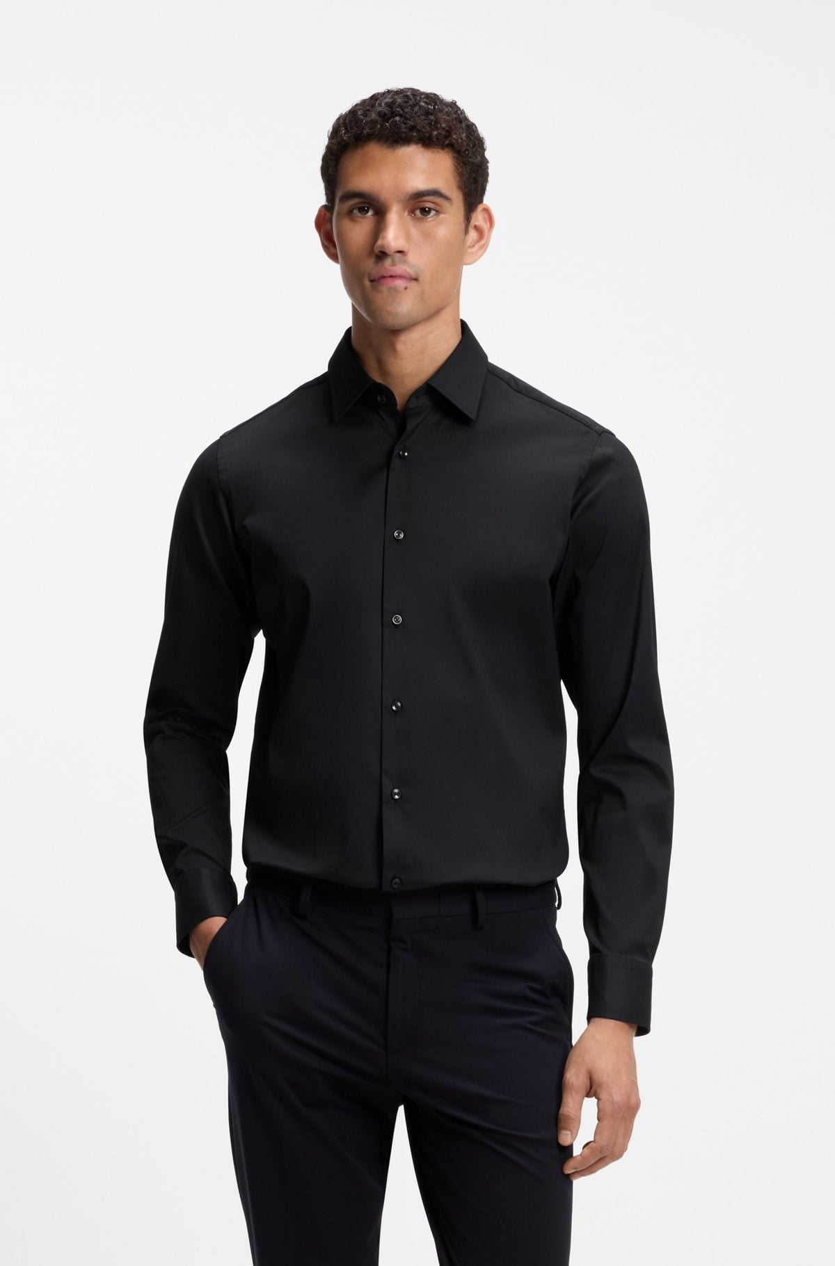Camicia in twill 50532287 001 BOSS 