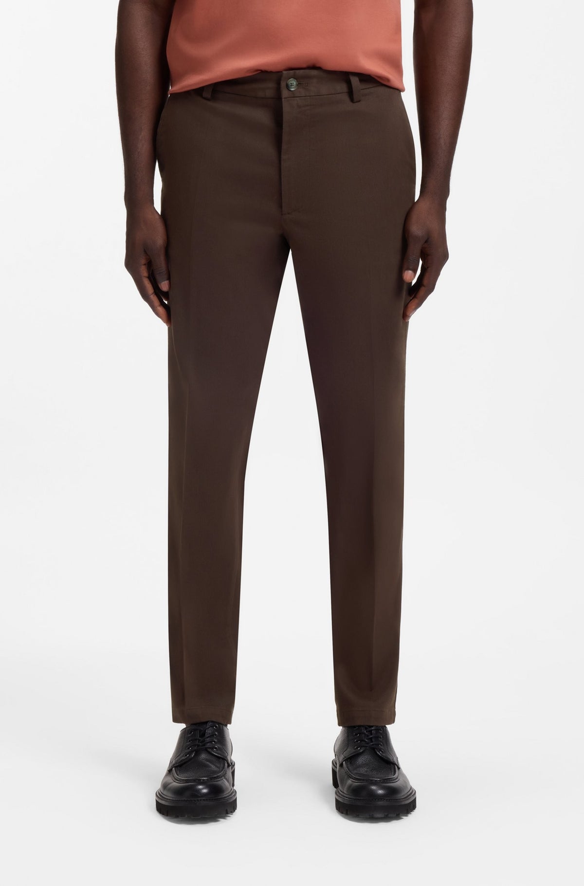Pantaloni in twill 50555161 209 BOSS 
