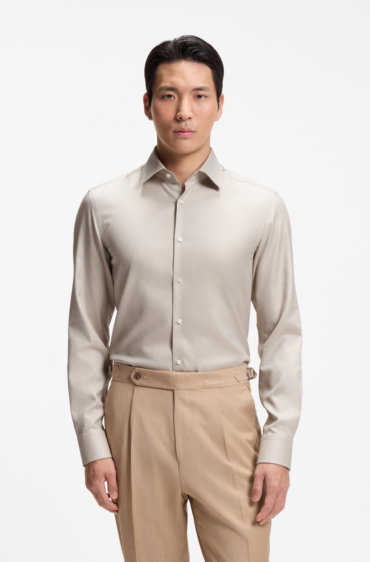 Camicia in twill 50560628 255 BOSS 