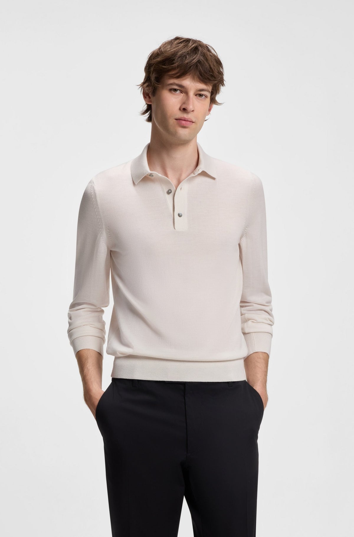 Polo in maglia 50565503 118 BOSS 