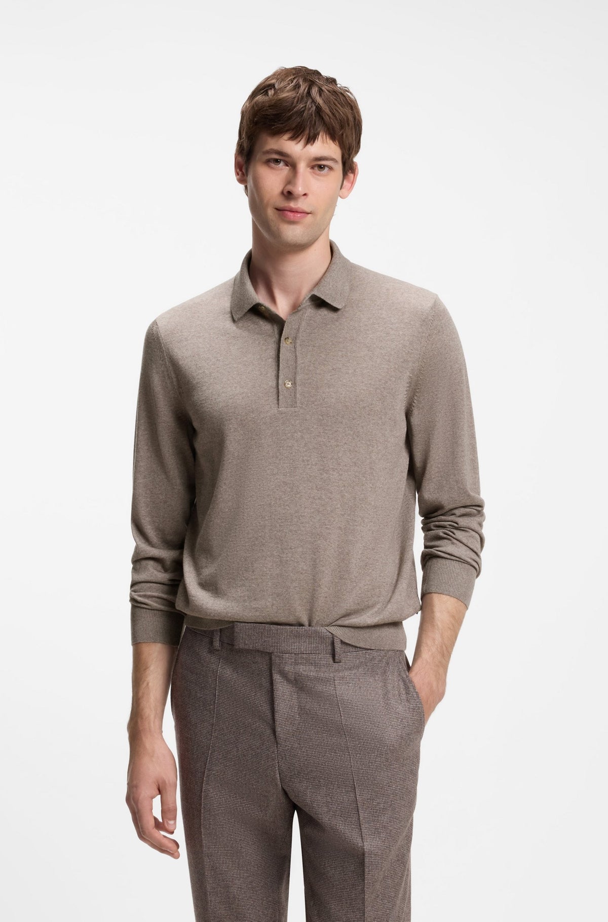 Polo in maglia 50565503 240 BOSS 