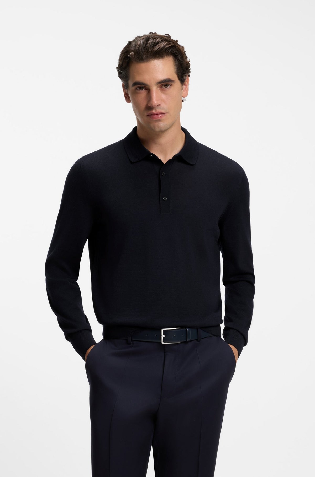 Polo in maglia 50565503 404 BOSS 