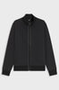 Cotton sweatshirt with zip collar