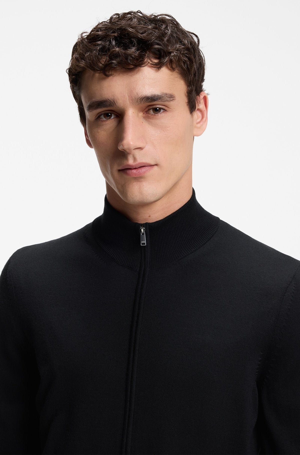 Maglione con zip 50566344 001 BOSS 