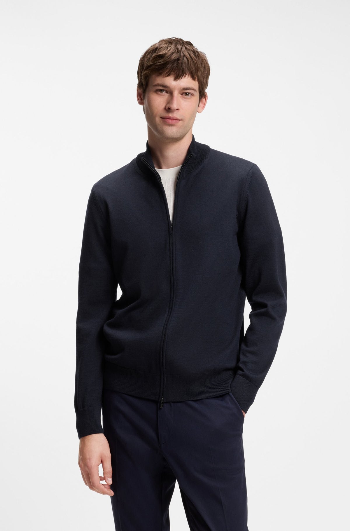 Maglione con zip 50566344 404 BOSS 