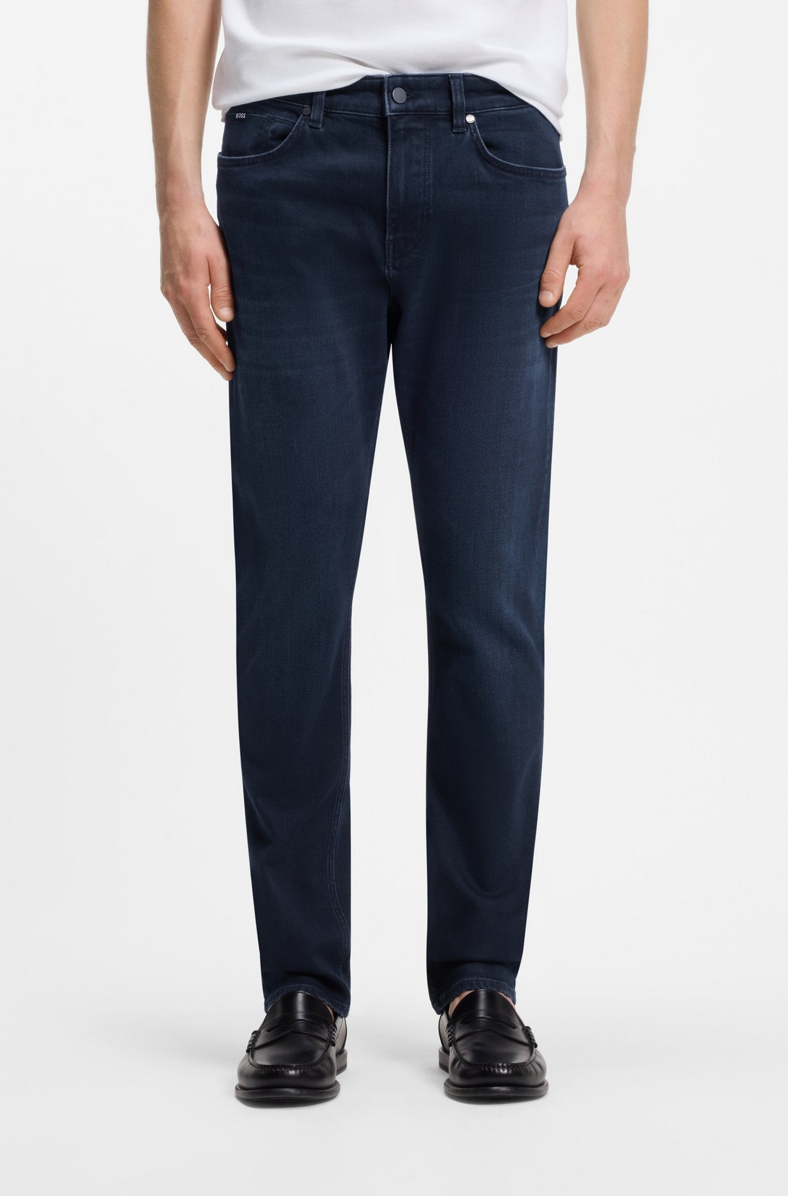 Delaware Jeans slim fit in misto cotone elasticizzato 50566914 403 BOSS 