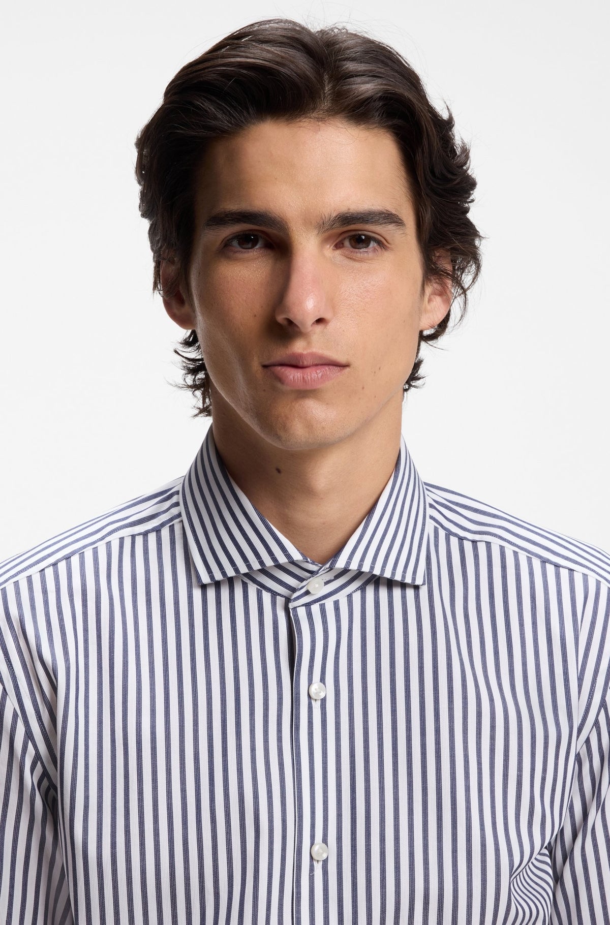 Camicia a righe 50567021 404 BOSS 