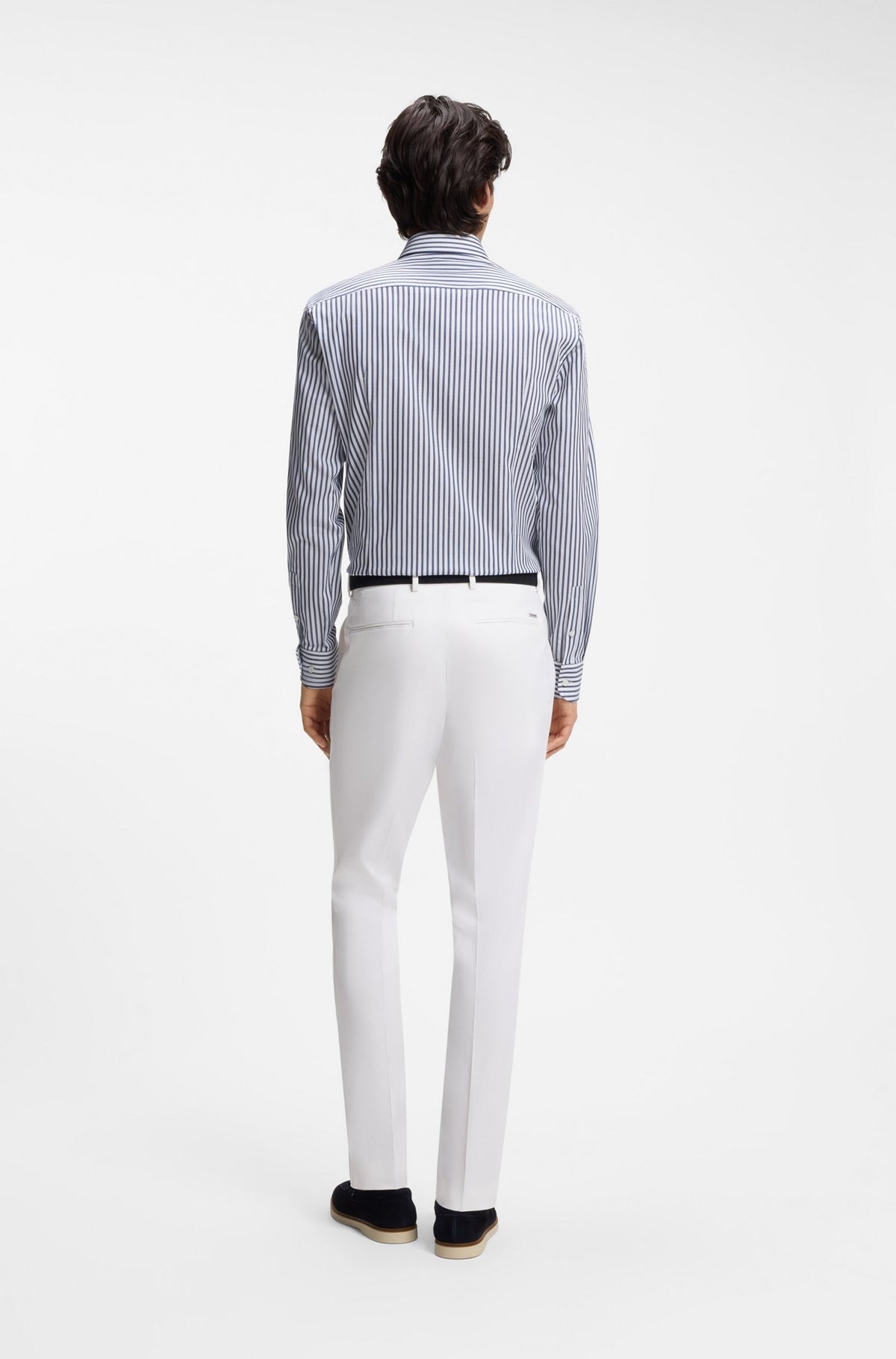 Camicia a righe 50567021 404 BOSS 